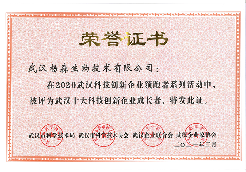 武汉十大科技创新企业成长者